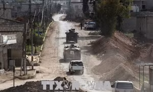 Thị trấn Afrin, miền Bắc Syria không có nước dùng do bị bao vây