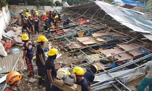 Sập nhà gây thương vong lớn tại Philippines