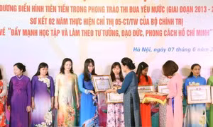 Những bông hoa trong 'vườn hoa' yêu nước ở Thủ đô 
