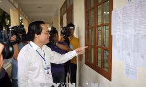 Bộ trưởng Phùng Xuân Nhạ: Sẽ hoàn thiện quy trình chấm thi đảm bảo khách quan, trung thực