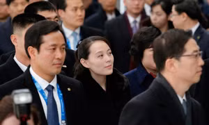 Những hình ảnh đầu tiên của em gái nhà lãnh đạo Kim Jong-un tại Hàn Quốc
