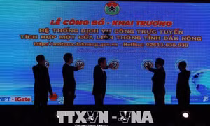 Đắk Nông khai trương Hệ thống dịch vụ công trực tuyến tích hợp một cửa liên thông