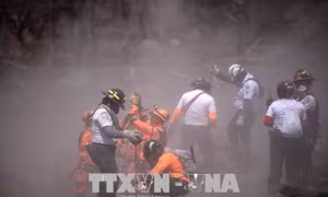 Núi lửa phun trào ở Guatemala: Tạm dừng công tác cứu hộ 