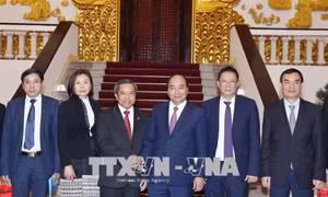 Thủ tướng Nguyễn Xuân Phúc tiếp Bộ trưởng Bộ Khoa học và Công nghệ Lào