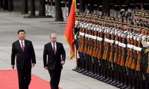 Tổng thống Putin đánh giá quan hệ hợp tác Nga-Trung đạt mức chưa từng thấy