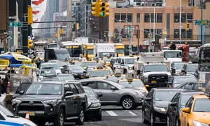 Mỹ: New York công bố kế hoạch thu phí xe ô tô đi vào trung tâm thành phố