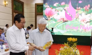 Tổng Bí thư Nguyễn Phú trọng thăm, làm việc tại tỉnh Đồng Tháp