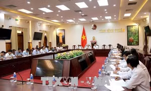Đoàn giám sát Ủy ban Tài chính - Ngân sách của Quốc hội làm việc tại Bình Thuận 