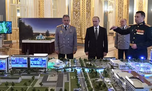 Xuất hiện áp phích vận động tranh cử của Tổng thống Putin