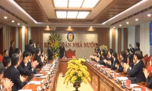 Phó Chủ tịch Quốc hội Phùng Quốc Hiển thăm, chúc Tết Kiểm toán Nhà nước 