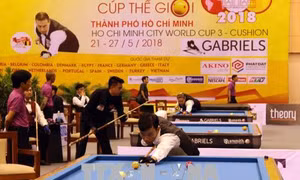 149 cơ thủ hàng đầu dự Giải Billiards 3 băng cúp thế giới TP Hồ Chí Minh 2018