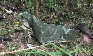 Phong tỏa hiện trường điều tra vụ rơi máy bay Su-22