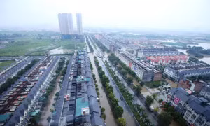 Đô thị mới Hà Nội vẫn ‘đồng hành’ tình trạng cứ mưa là ngập