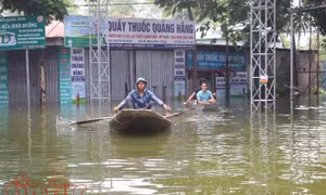 Huy động 145 máy bơm tiêu cho vùng ngập tại Hà Nội