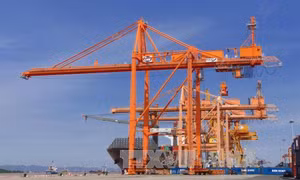 Chi nhánh Cảng Tân Vũ đưa thêm 2 cần trục giàn tầm với 14 hàng container vào hoạt động 