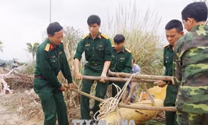 Quảng Ninh di dời thành công quả bom nặng gần 250 kg 
