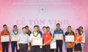 Hà Nội biểu dương 196 gia đình, cá nhân hiến máu tiêu biểu 