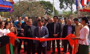 Khánh thành Đài phát thanh ở Campuchia do Việt Nam tài trợ 