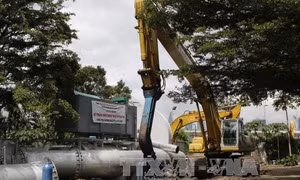 Thành phố Hồ Chí Minh vẫn 'canh cánh' nỗi lo ngập khi mùa mưa đến