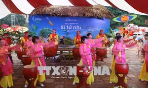 Khai mạc chương trình 'Sĩ tử nhí - Chắp cánh ước mơ' tại Văn Miếu - Quốc Tử Giám