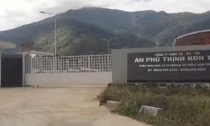 Kon Tum: Nhà máy chế biến mủ cao su APT vận hành thử nghiệm 'chui'