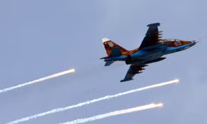 Xem cường kích Su-25 Nga 'né' mưa lửa của phiến quân Syria