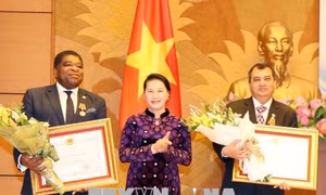 Trao Huân chương Hữu nghị cho lãnh đạo, nguyên lãnh đạo IPU