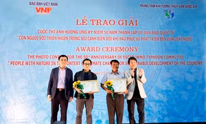 Trao giải cuộc thi ảnh về biến đổi khí hậu