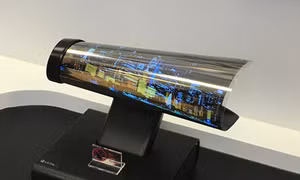 LG Display 'trình làng' màn hình OLED cuộn đầu tiên 