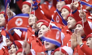 Olympic PyeongChang 2018: Các vận động viên, cổ động viên Triều Tiên về nước