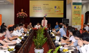 Giải vô địch bóng bàn toàn quốc Báo Nhân Dân lần thứ 36 vẫn bầu chọn Hoa khôi bóng bàn