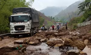 Mưa lớn kéo dài tại Sơn La, xuất hiện lũ tại một số địa phương