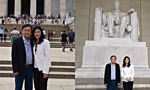 Anh em cựu Thủ tướng Thái Lan Thaksin bất ngờ xuất hiện tại Mỹ