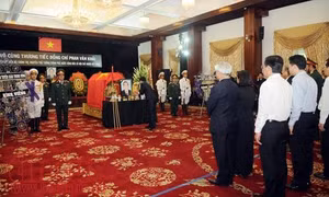 Cử hành trọng thể lễ viếng nguyên Thủ tướng Phan Văn Khải 