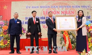 Hải Phòng đón bằng công nhận Di sản văn hóa phi vật thể quốc gia Hội Minh Thề