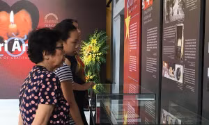 'Lời tri ân' gợi nhiều cảm xúc cho du khách đến tham quan