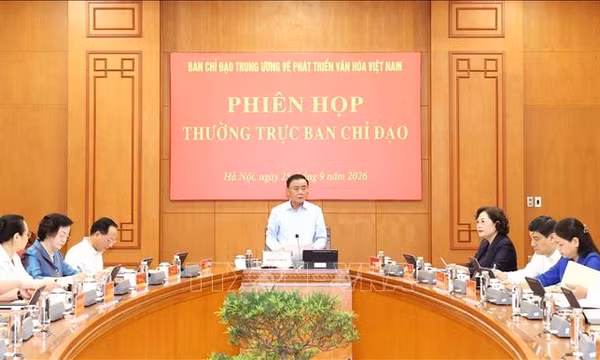 Thường trực Ban Bí thư Trần Cẩm Tú: Họp Ban Chỉ đạo Trung ương về phát triển văn hóa