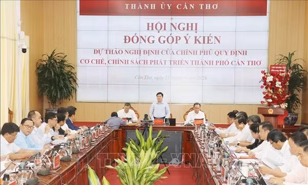 Góp ý hoàn thiện quy định về cơ chế, chính sách phát triển thành phố Cần Thơ
