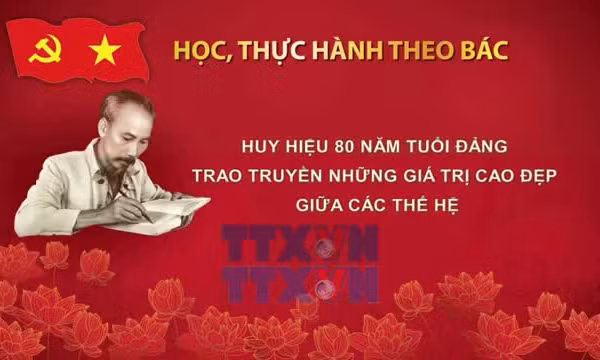 Huy hiệu 80 năm tuổi Đảng - trao truyền những giá trị cao đẹp giữa các thế hệ