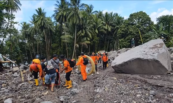 Indonesia: Sạt lở đất làm ít nhất 14 người thương vong