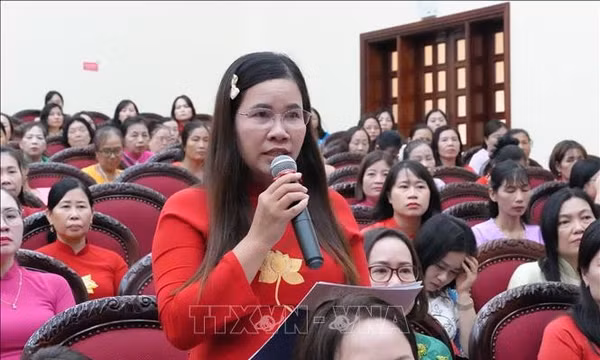 Tạo môi trường để phụ nữ phát triển toàn diện, bình đẳng