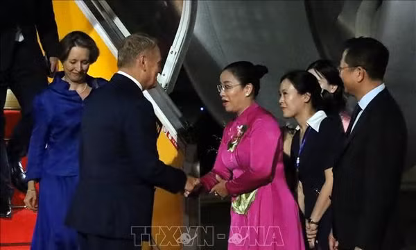 Thủ tướng Ba Lan Donald Tusk đến Đà Nẵng, thăm chính thức Việt Nam
