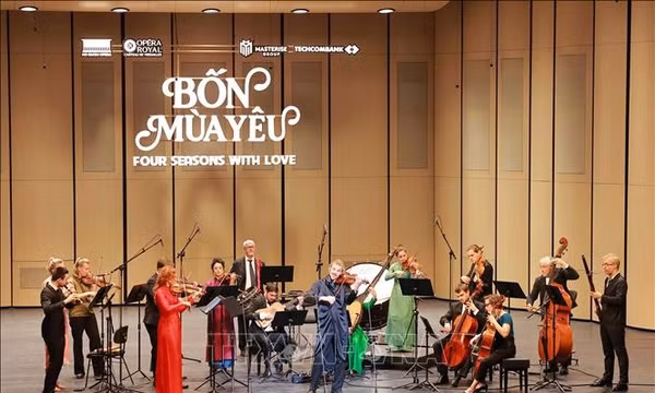 Nghệ sĩ Nhà hát Opera Hoàng gia Versailles biểu diễn hòa nhạc 'Bốn mùa yêu'