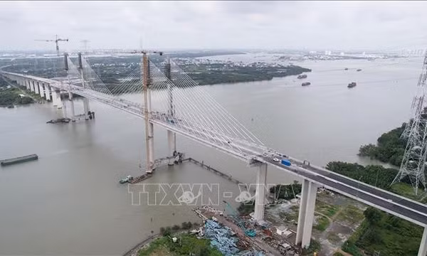 Sắp hoàn thành 2 hạng mục cuối tuyến cao tốc Bến Lức – Long Thành