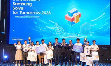 Vinh danh các tài năng trẻ xuất sắc tại Lễ trao giải Samsung Solve For Tomorrow 2026