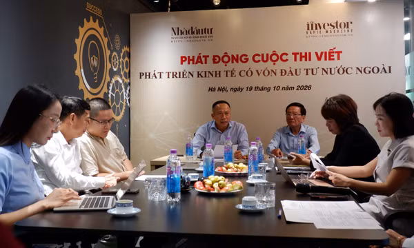 Phát động Cuộc thi viết ‘Phát triển kinh tế có vốn đầu tư nước ngoài’