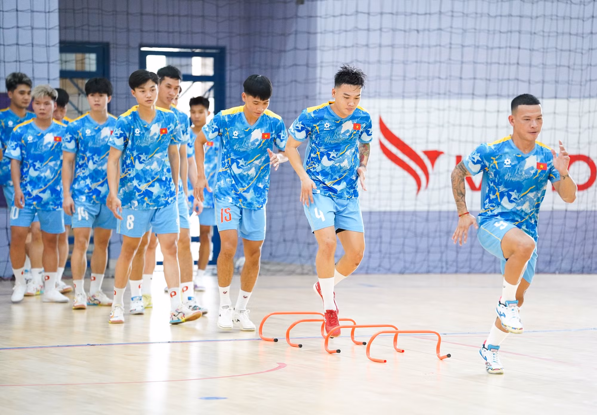 Đội tuyển futsal Việt Nam đã bắt đầu tập luyện chuẩn bị cho AIMAG 2026. Ảnh: vff.org.vn