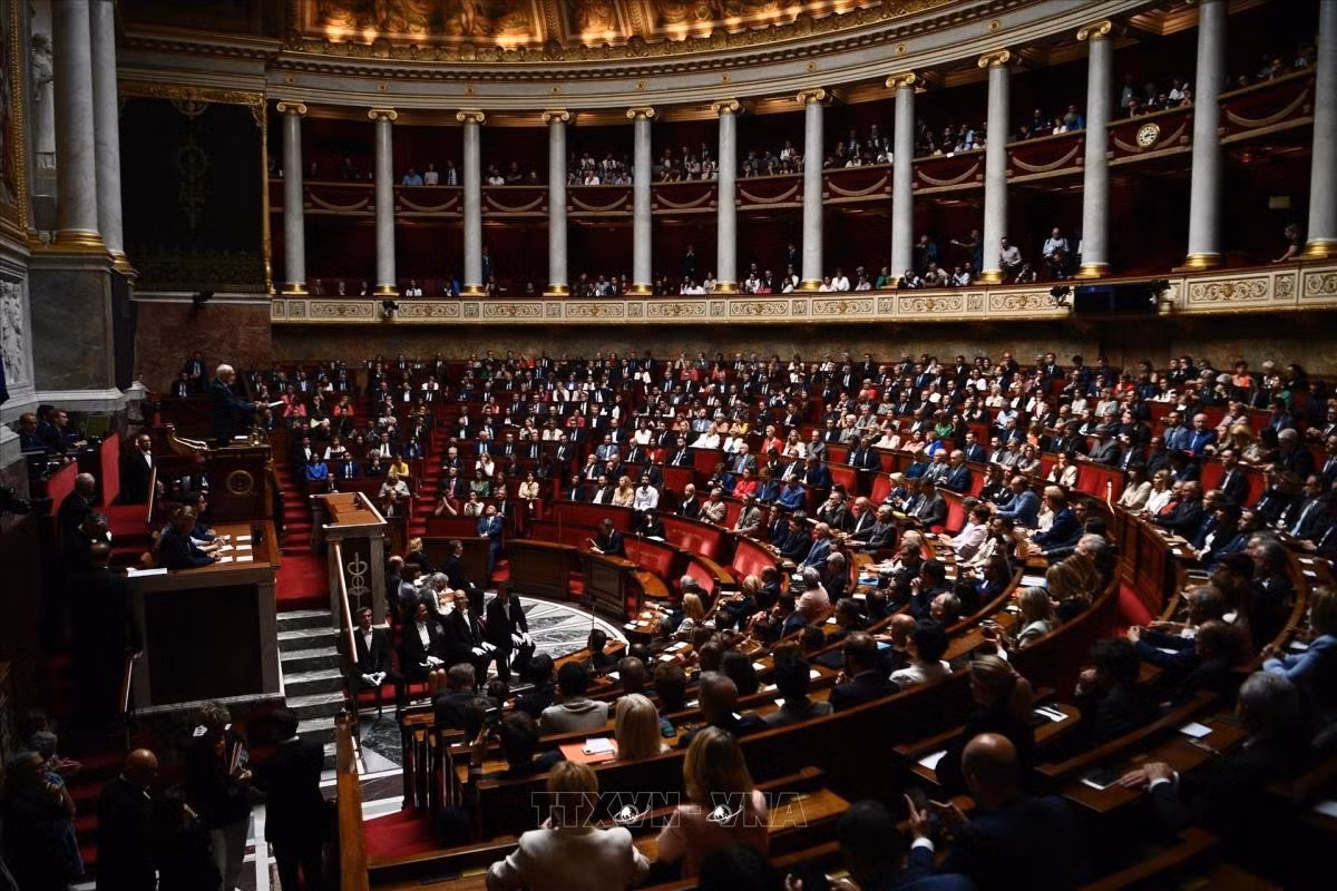 Toàn cảnh một phiên họp Quốc hội Pháp tại Paris. Ảnh tư liệu: AFP/TTXVN