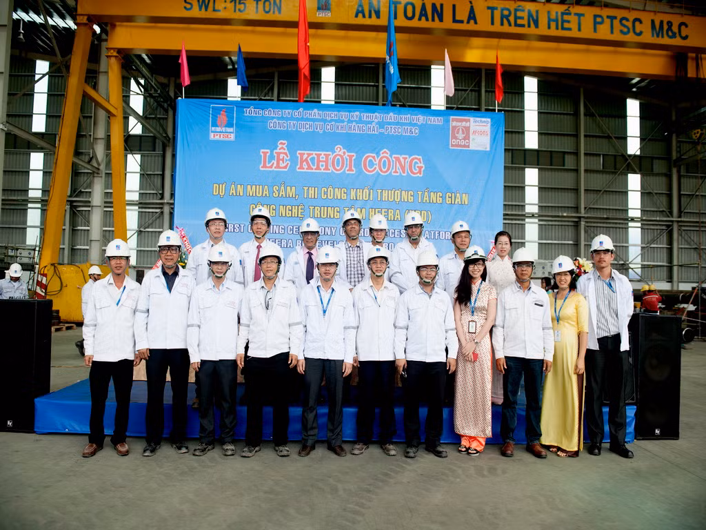 PTSC M&C khởi công dự án HRD 2013 ảnh 1