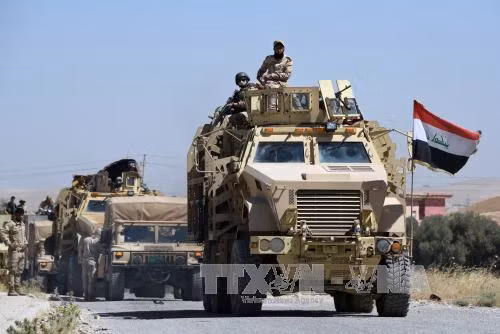 Tiêu diệt hàng chục tay súng IS tại biên giới Iraq - Syria ảnh 1
